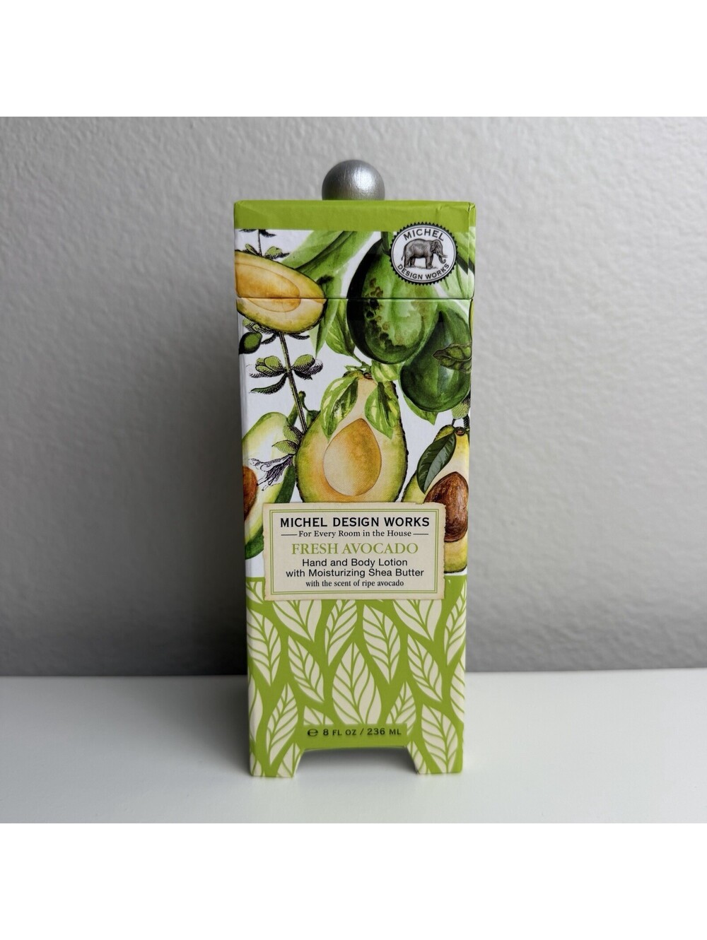 Michel Design Works Fresh Avocado Hand & Body Lotion 8oz Gift Box New In Box
